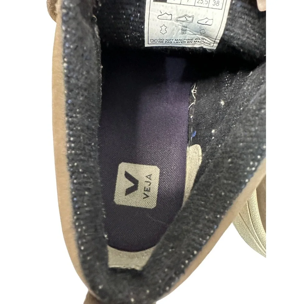 Veja Roraima Brown‎ Nubuck Leather High Top Sneakers Mens 7 Womens 9